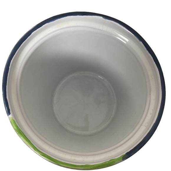 Celina Signed Hand painted Portugal 6” Lidded Jar Grape Floral EUC - Picture 7 of 8